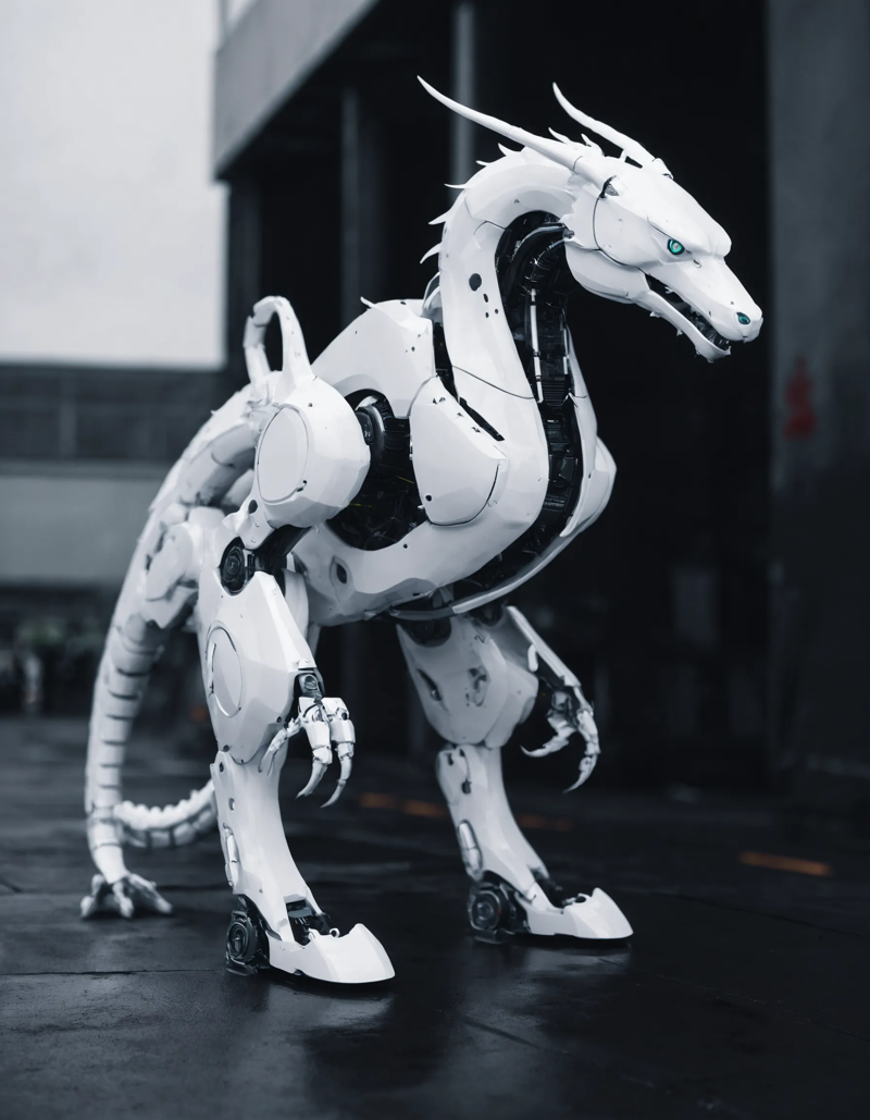 00036-a gorgeous full body photo of a futuristic robotic dragon extreme minimalism white animals details build by Tesla dark 50mm.webp